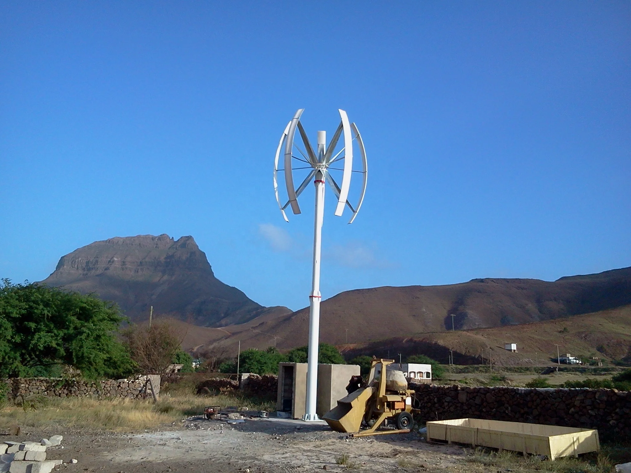 TECHMLV3kw/5kw maglev vertical axis wind turbine