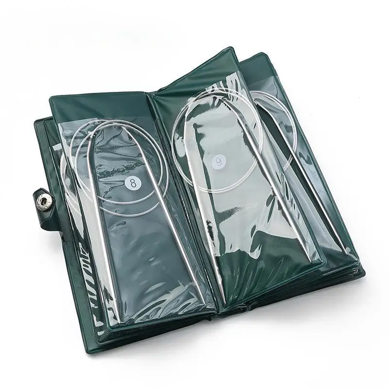 Wholesale Stainless Steel Hollow Sweater Needles 11pairs Knitting Tools Circular Needle Scarf Double Point