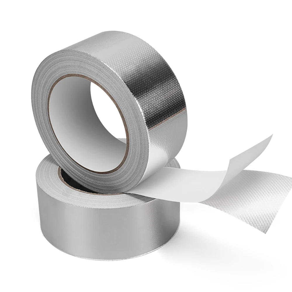 Solvent Adhesive Reinforced Strong Holding Power Industrial Use Aluminum Foil Tape