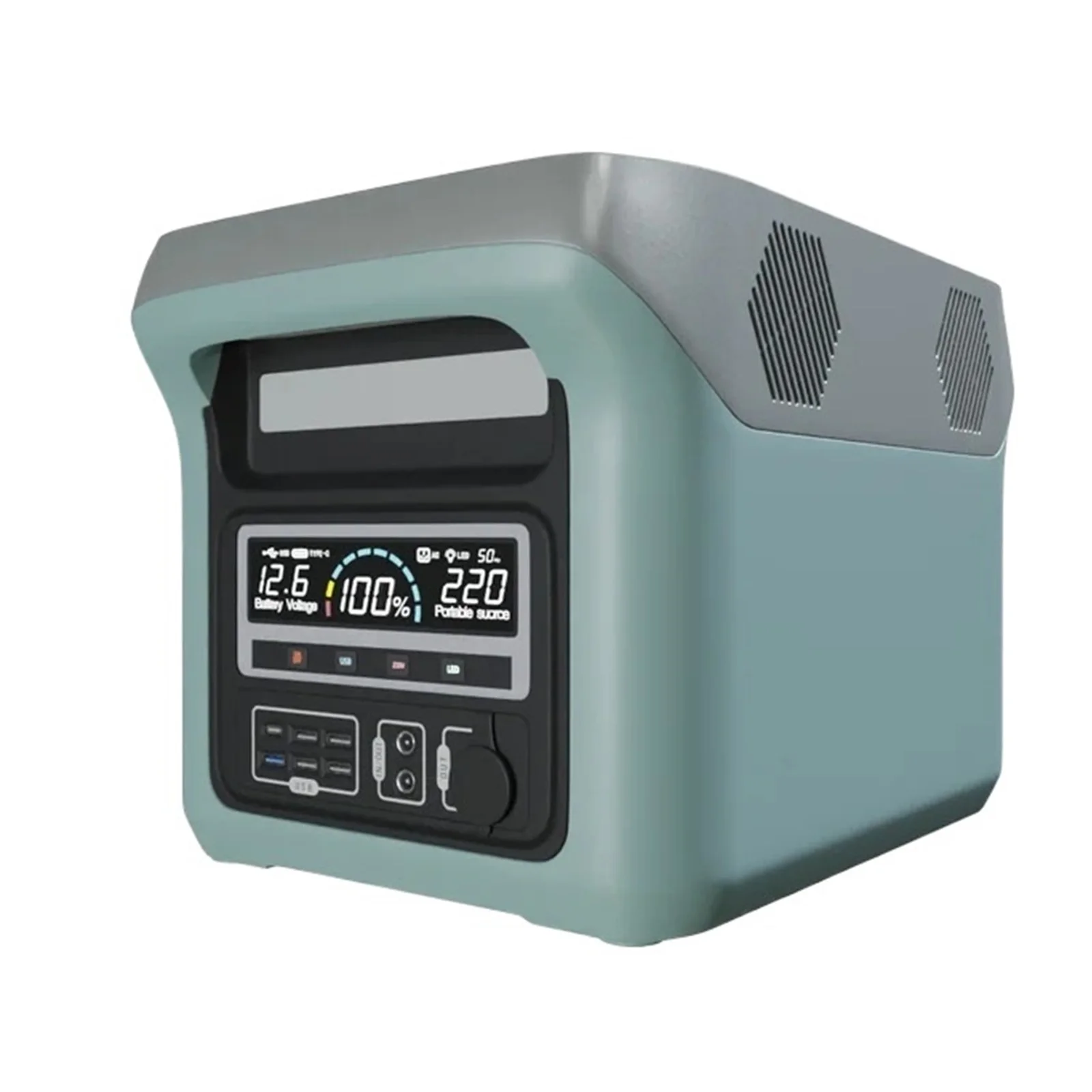 SenHuo 3000Wh 2000W 12V 220V AC Output Camping 1500W Battery Solar Energy Storage Power Supply