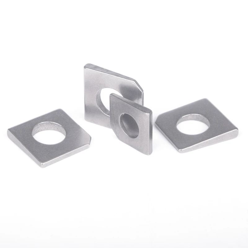 SUS 304 316 квадратные шайбы из нержавеющей стали скошенная шайба