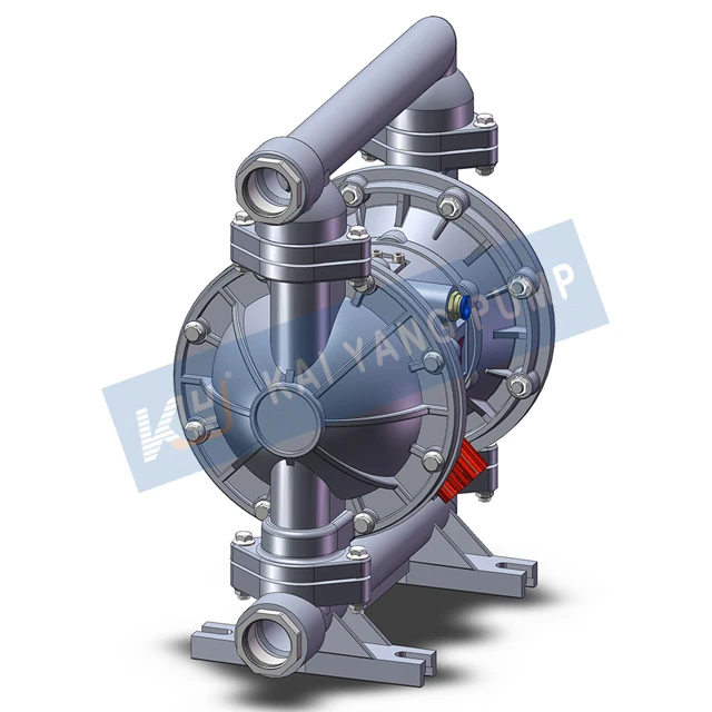 Side Inlet And Outlet QBY-KB32LL Aluminum Pump Pneumatic Explosion-Proof It Has Good Self-Priming Ability