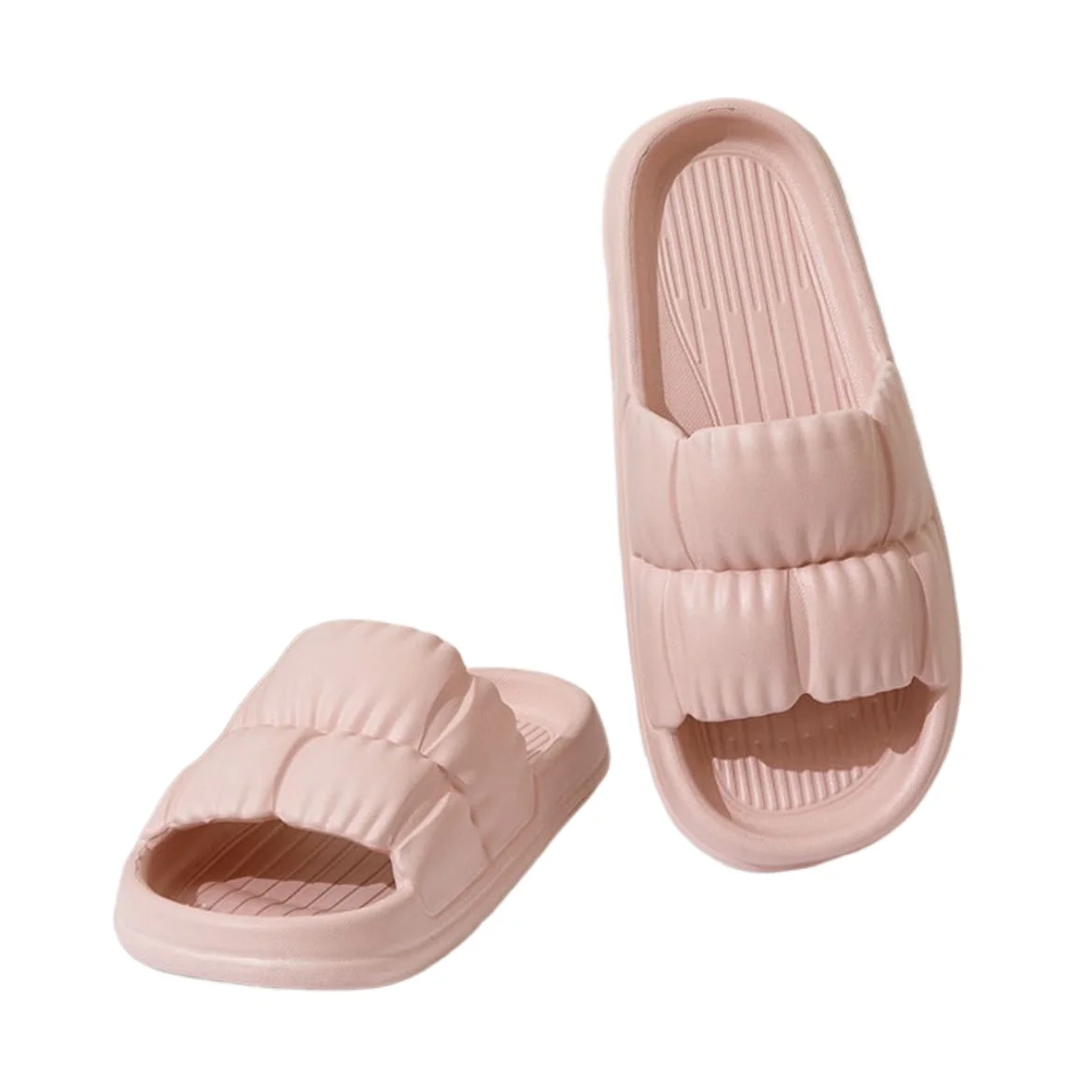 YS595 New spot slippers female summer home bathroom slippers non-slip home indoor thick soles step on shit slippers men wear out