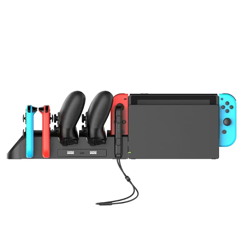  Настольное зарядное устройство ipega PG9187 6in1 подставка-держатель для Nintendo Switch JoyCon Pro подставка игровой