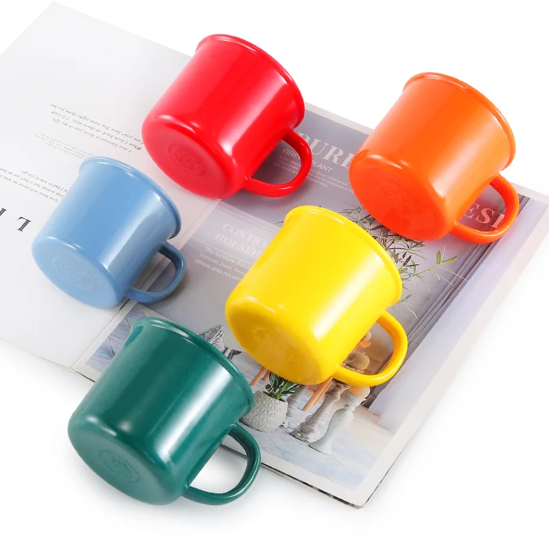 Wholesale plastic unbreakable cup tasse incassable custom reusable melamine cups for party
