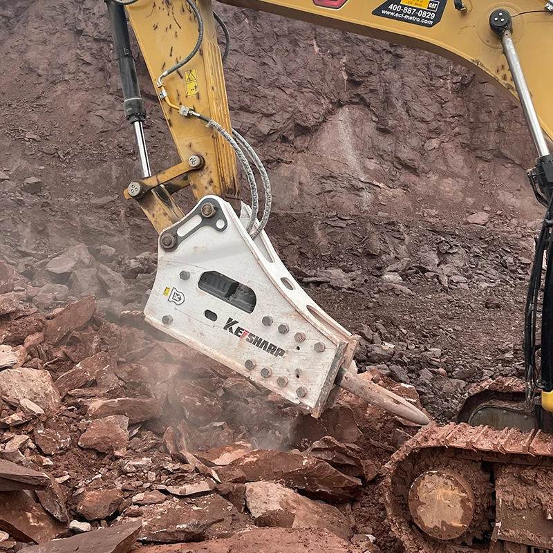 Hydraulic Breakers with 190mm Excavator Hydraulic Rock Breaker Hammer for Sale