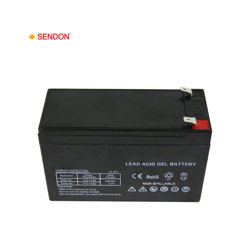 
Free Maintenance VRLA 12 Volt Sealed Long Life Deep Cycle 12V 7AH Lead Acid Gel Battery Price 