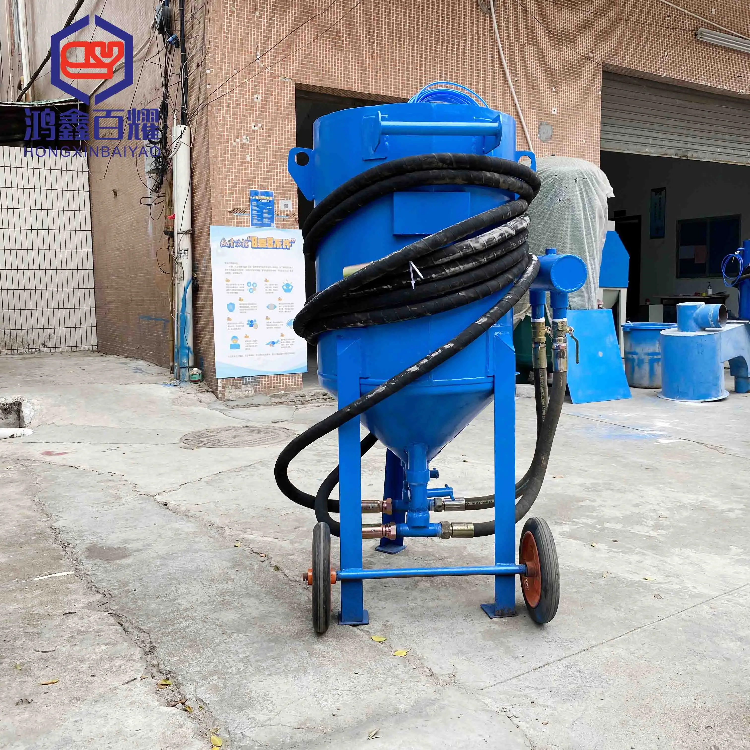 BY-620HP Wet Sand Blaster Sand Blasting Machine Dust Free Sandblasting Cleaning Machine  Portable Water Dustless Sandblaster