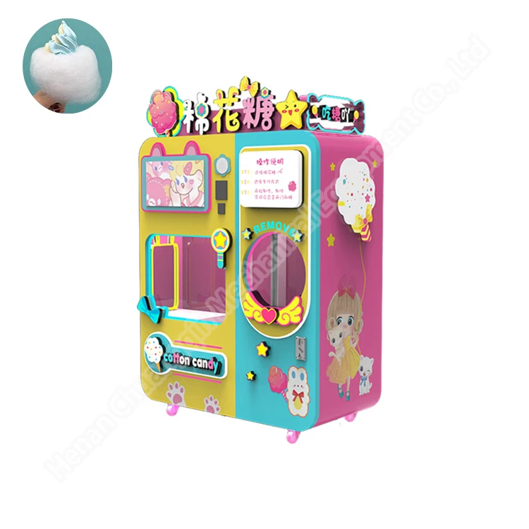 Whole-sale Price New Sale Cotton Candy Vending Machine 6 Boxes