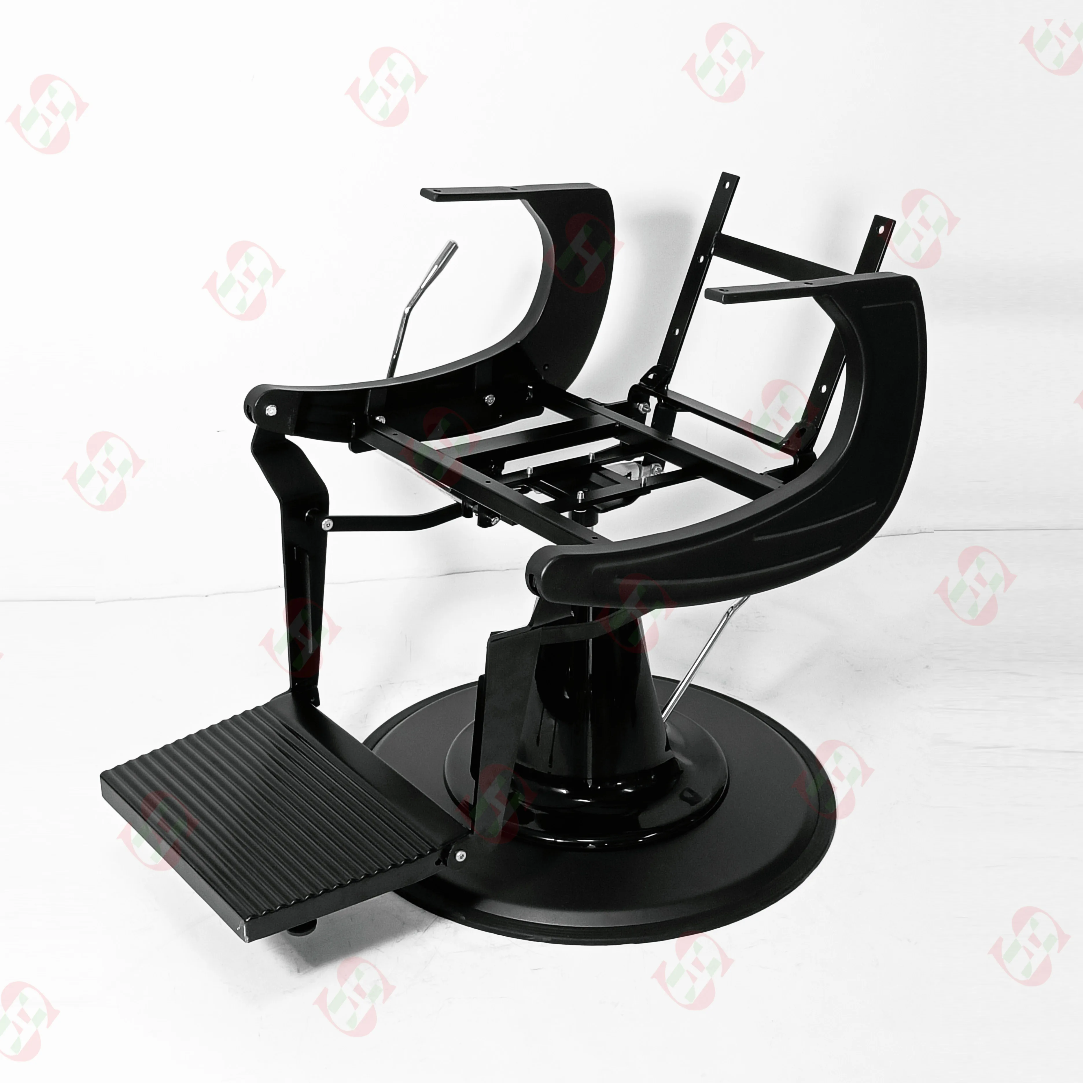 Wholesale Heavy Duty Iron Black Salon Barber Chair Frame Hydraulic Pump and Base
