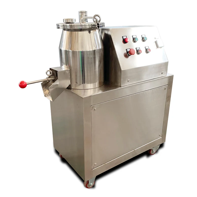 Micro super hign speed rapid wet mixing granulator mixing wet type dry granulator machine for making granules