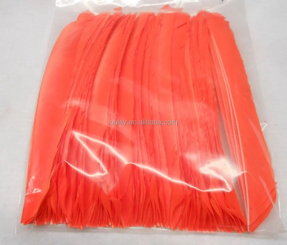 18-25cm Full Length Archery Hunting Turkey Feathers Arrows Fletching Right Wing for Recurve