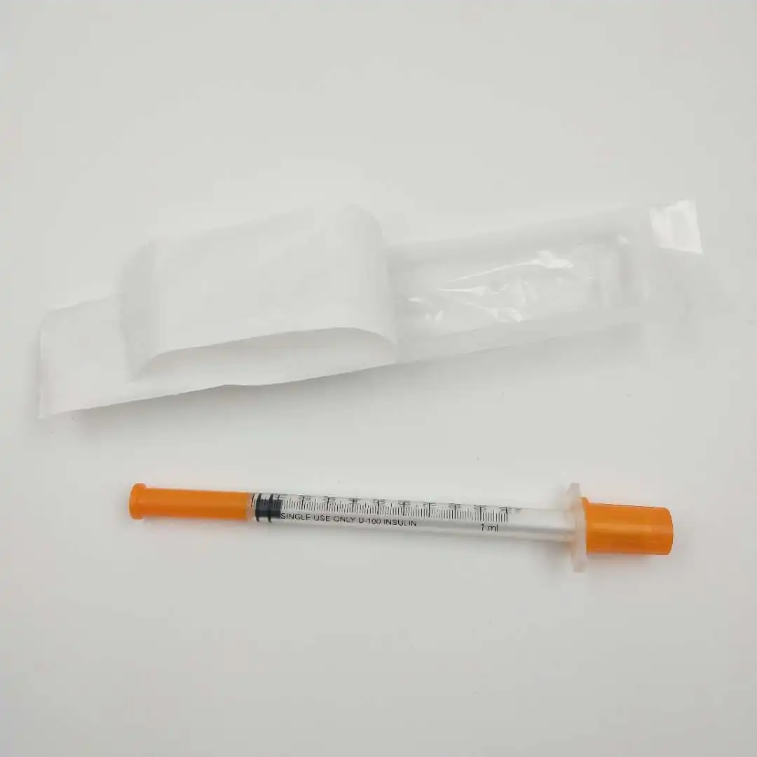 
Medt Point insulin syringe 0.5ml 29 gauge with fixed short needle 