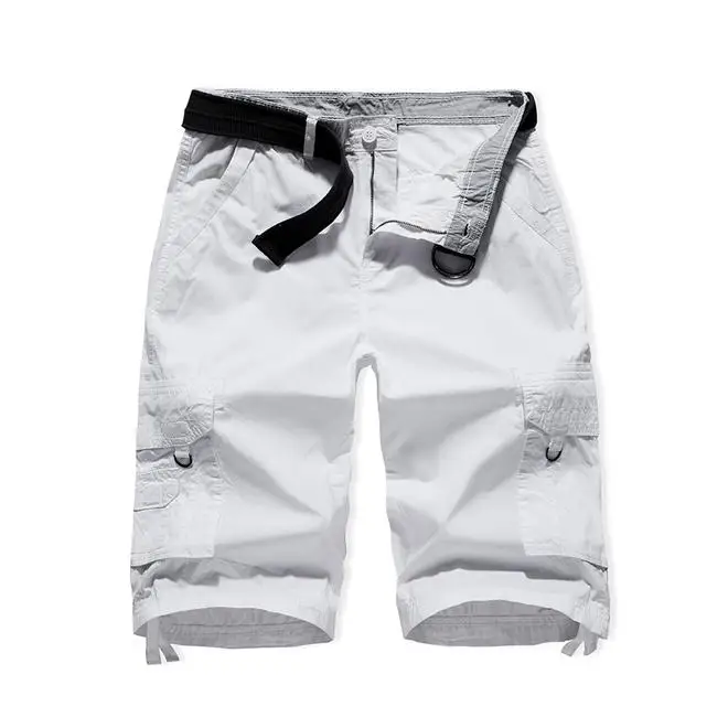 Брендовые качественные мужские хлопковые шорты, повседневные шорты