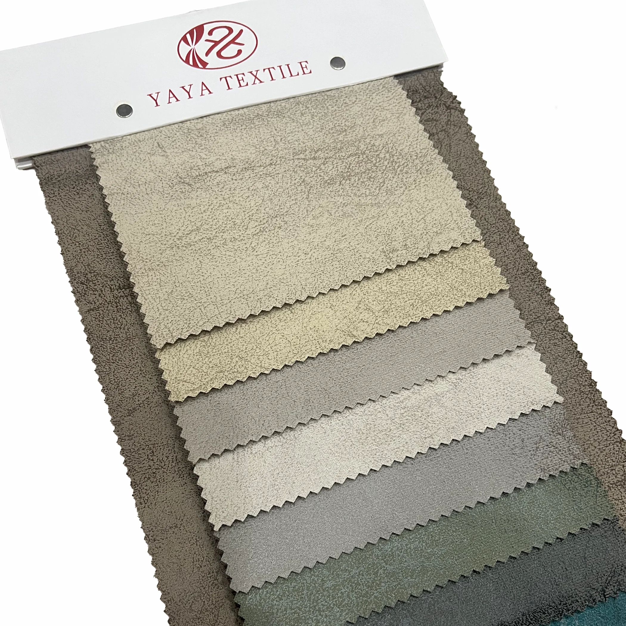 YE321-inexpensive bronzing imitation cotton velvet leather look fabric for sofa and upholstery