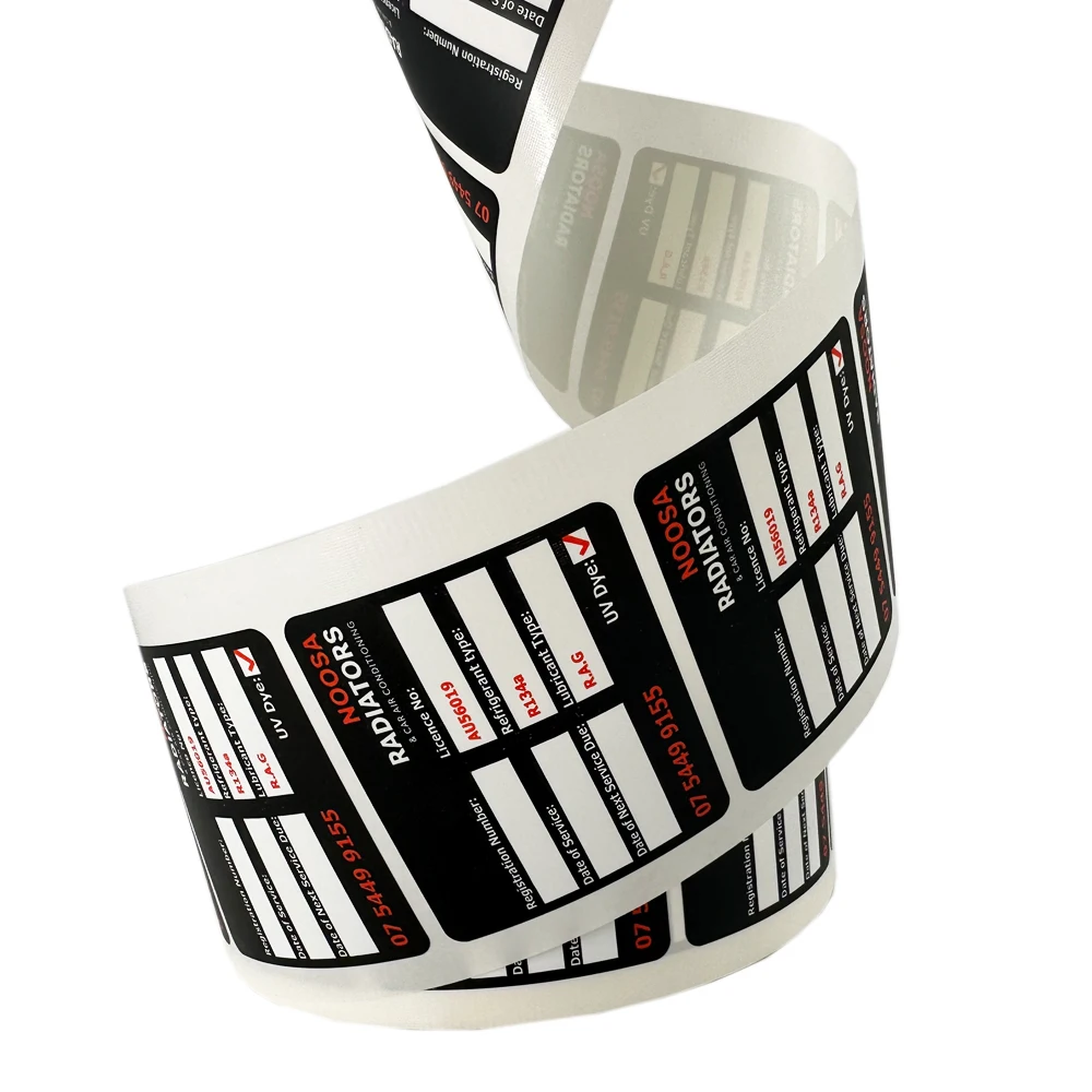 Personalized Medicine Brand Packing Tag Label Roll Printing Name Tamper Proof Plastic Sticker Labels for Packaging
