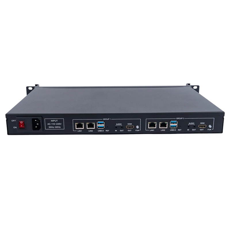 Haiwei Y10S-2 1U IPTV Streamer Server System 800 Channels of 2Mbps Video Stream Server Support 4 Channel IP and 2 HDMI Output