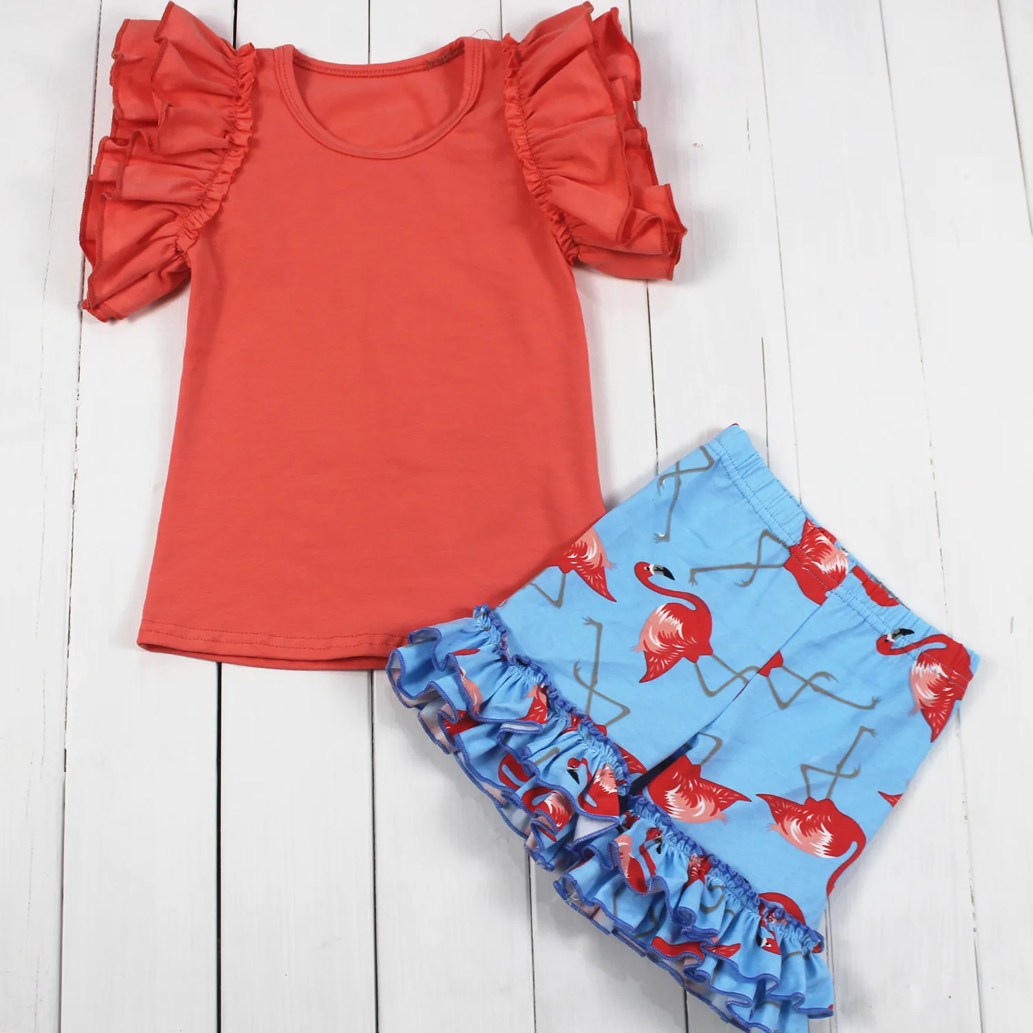 Fashion kids outfits tunic dress sets baby girl clothes wholesale children clothing 2022