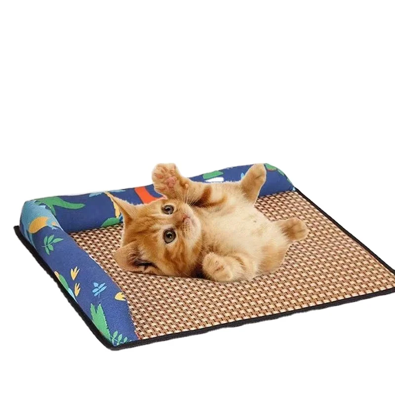 
Soft Pet Mat Cushion For Dogs And Cats Sleeper Pet Bed Bamboo Mat For Pets 