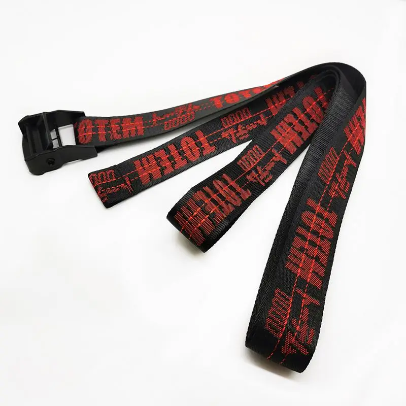 YWHCHI Stylish Woven Belts for Men Embroidered Belt Custom Made Fabric Webbing Canvas Waist Belts