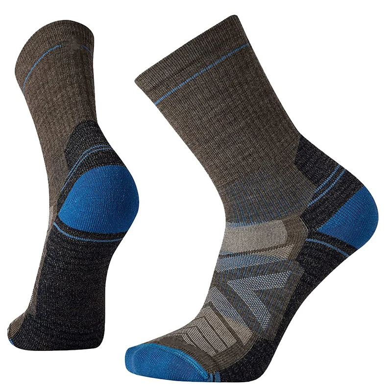 Mens Hiking Light Cushion Crew Socks