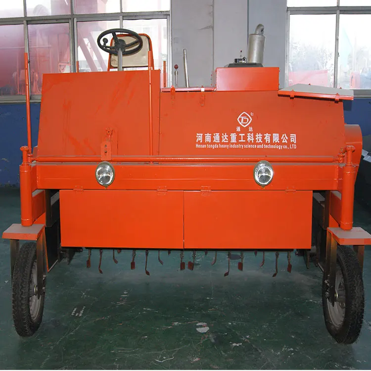 Indian Super Elektrische Walking Compost Turner Tool Making Machine Production Line Plant from Garbage 1000