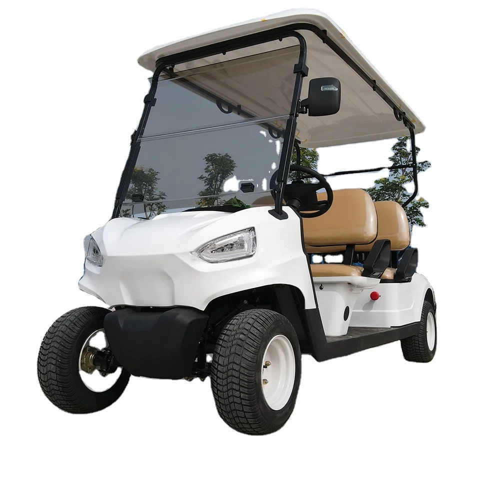 Cheap price 48V/ 72V 5KW 4x4 Electric Golf Buggy Price Golf Carts 4 Passenger 6 Seats for Sale