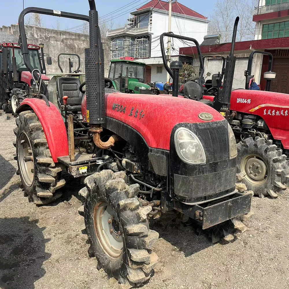 Низкая цена, китайский бренд YTO 50hp, Подержанный трактор с года 2021 сельскохозяйственный трактор 4*4