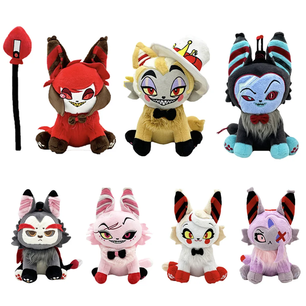 Wholesale hazbin Hotel Meow Plush animal toy New hazbin Hotel Meow Husk plush Toy doll