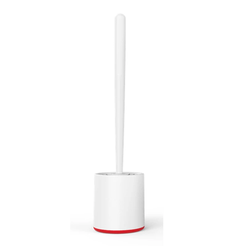 VIPaoclean Soft TPR Toilet Cleaning Brush Bathroom WC Silicon Toilet Brush