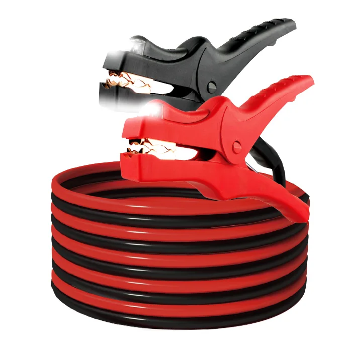 CE 12FT 6GA Перемычка аккумуляторного кабеля 350AMP автомобильный усилитель кабеля автомобиля со светодиодной подсветкой