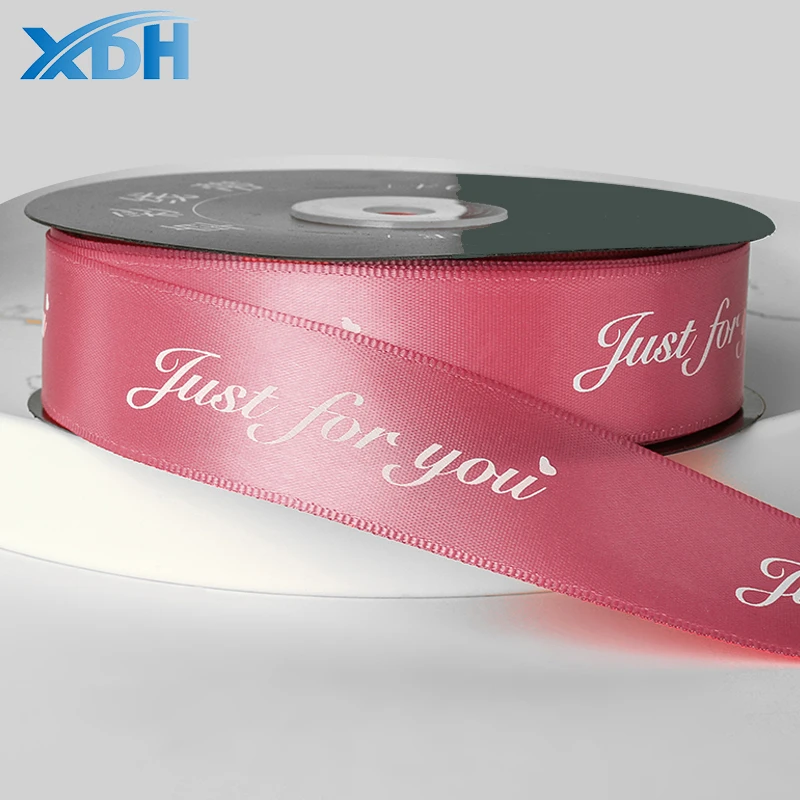 Custom Satin Ribbon Ribbons And Bows For Gifts Dot Printed Ribbon Bow