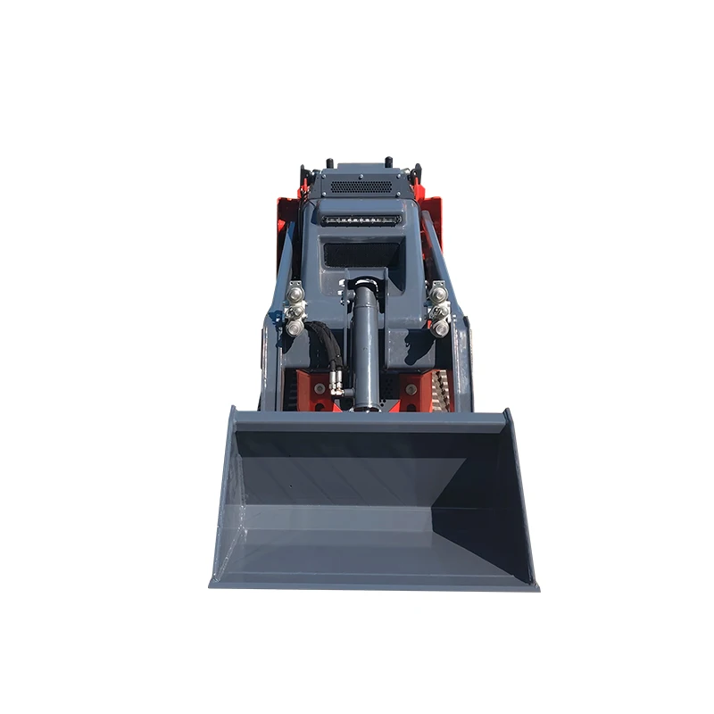 Mini Skid Steer Loader with snow blower buckets mini skid steer snow blower garden mini crawler loader