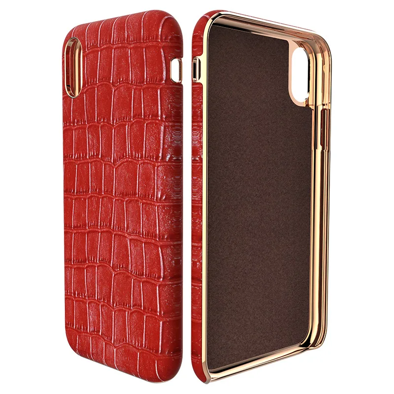 LOGO Customized High-end Faux Leather Phone Case Splicing PU Leather Canvas Protective Cover with Flannel Inside and Card  Slot