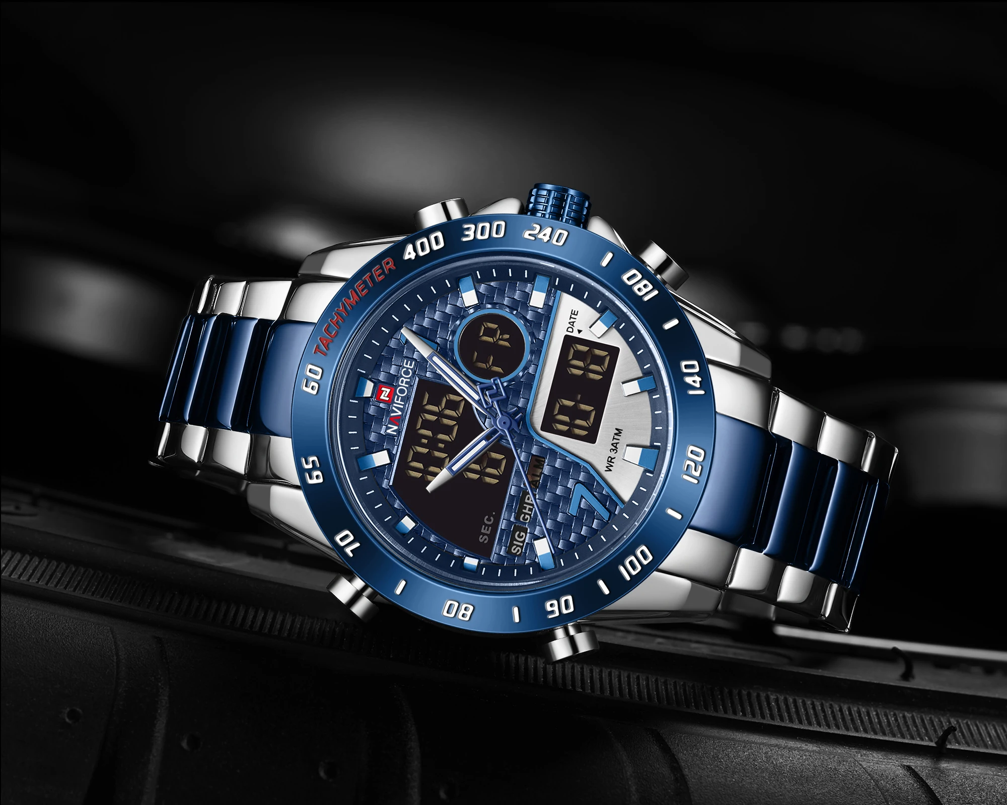 New Watch NAVIFORCE 9171 SBEBE Luxury Wrist Watch Fashion Sport Quartz Male Watches reloj naviforce