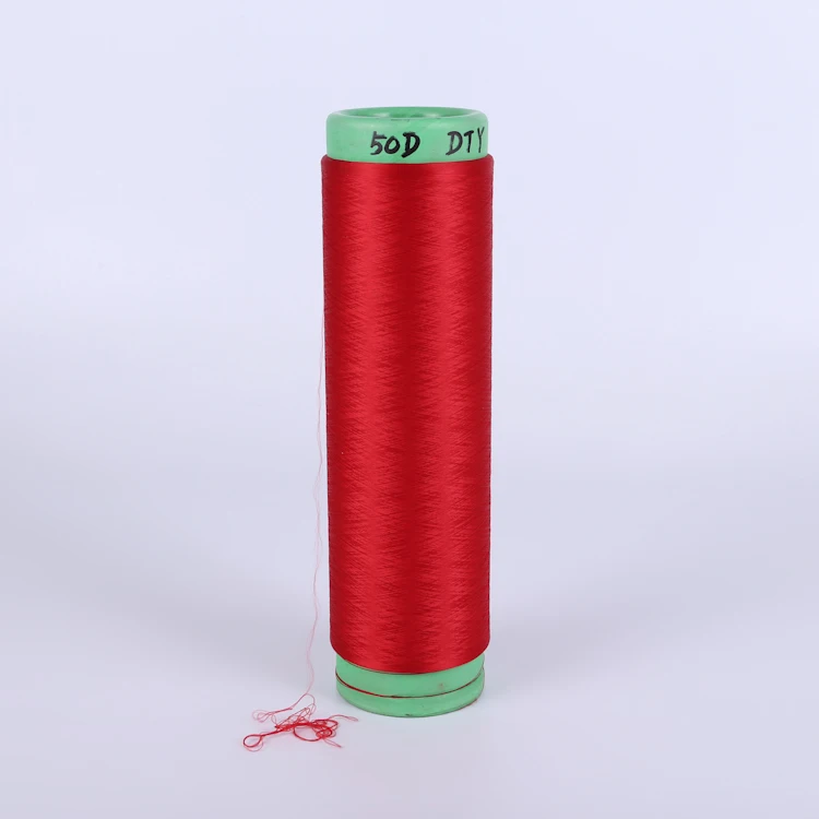 Высококачественные полотенца различных цветов acepora из переработанного крученого полиэстера dty 75d 36f 2 для вязания