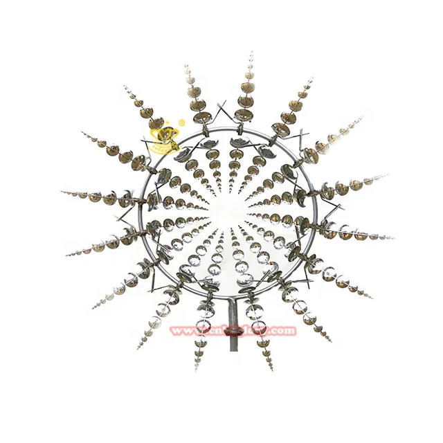 Outdoor Landscape Design public Decoration Stainless Steel Wind Kinetic Sculpture