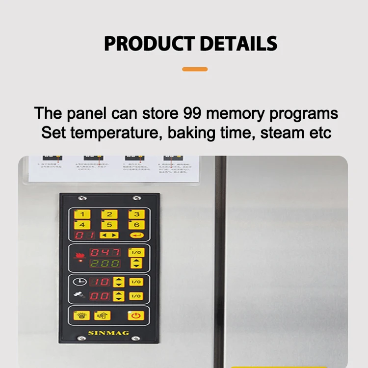 China Supplier Commercial 72 Tray Gas Big Rotating Rotary 2 Double Baking Loaf Bread Bakery Industrial Rack Oven