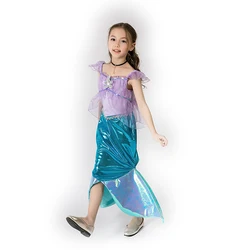 Girls Little Mermaid Ariel Dress Baby Mermaid Costume Kids For Girls