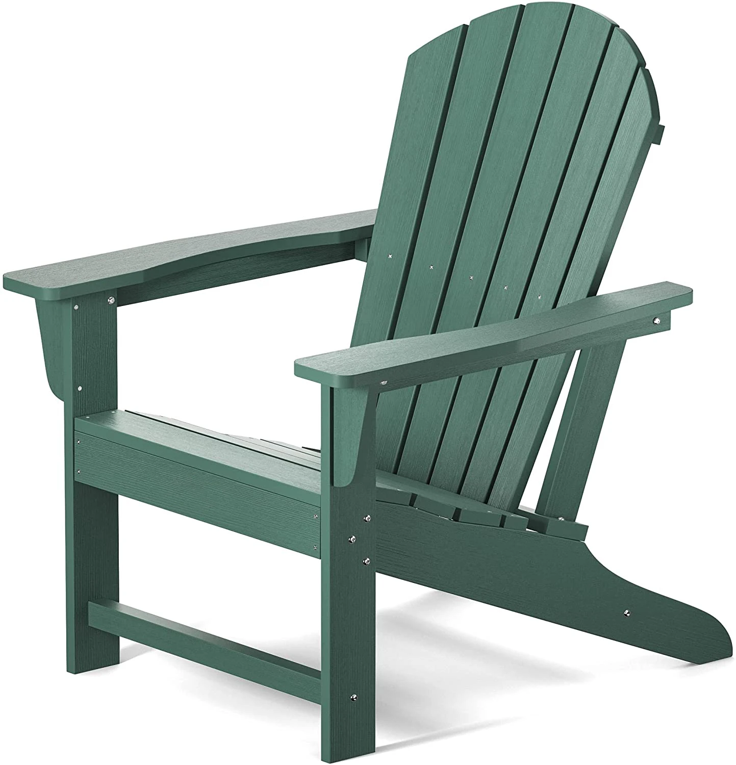 Danlong PP Material Plastic Resin Adirondack Chair, Outdoor Garden Beach Plastic Wood Chairs