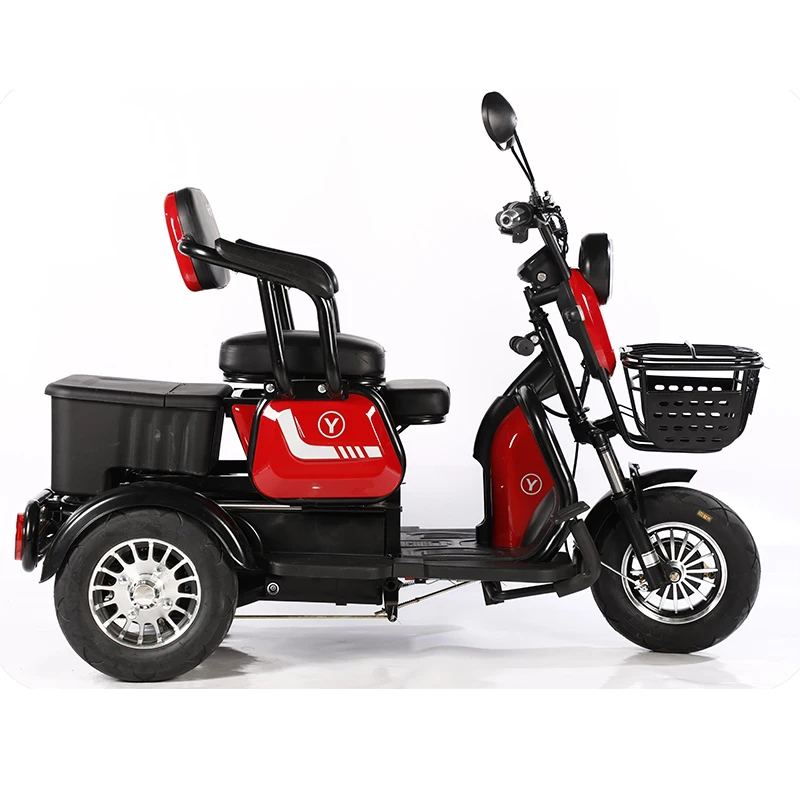 EEC COC Electric Car Scooter 4 wheel mobility Electric Mini Scooter tricycle Car 3 Seat