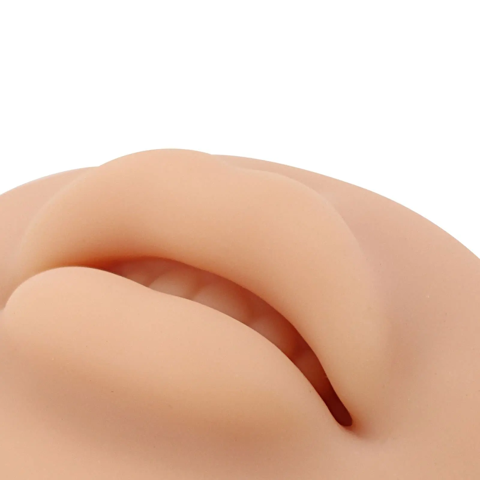 3D Open Mouth Silicone Lips Practice Skin with Teeth for Semi Permanent Makeup Tattoo Artists Lip