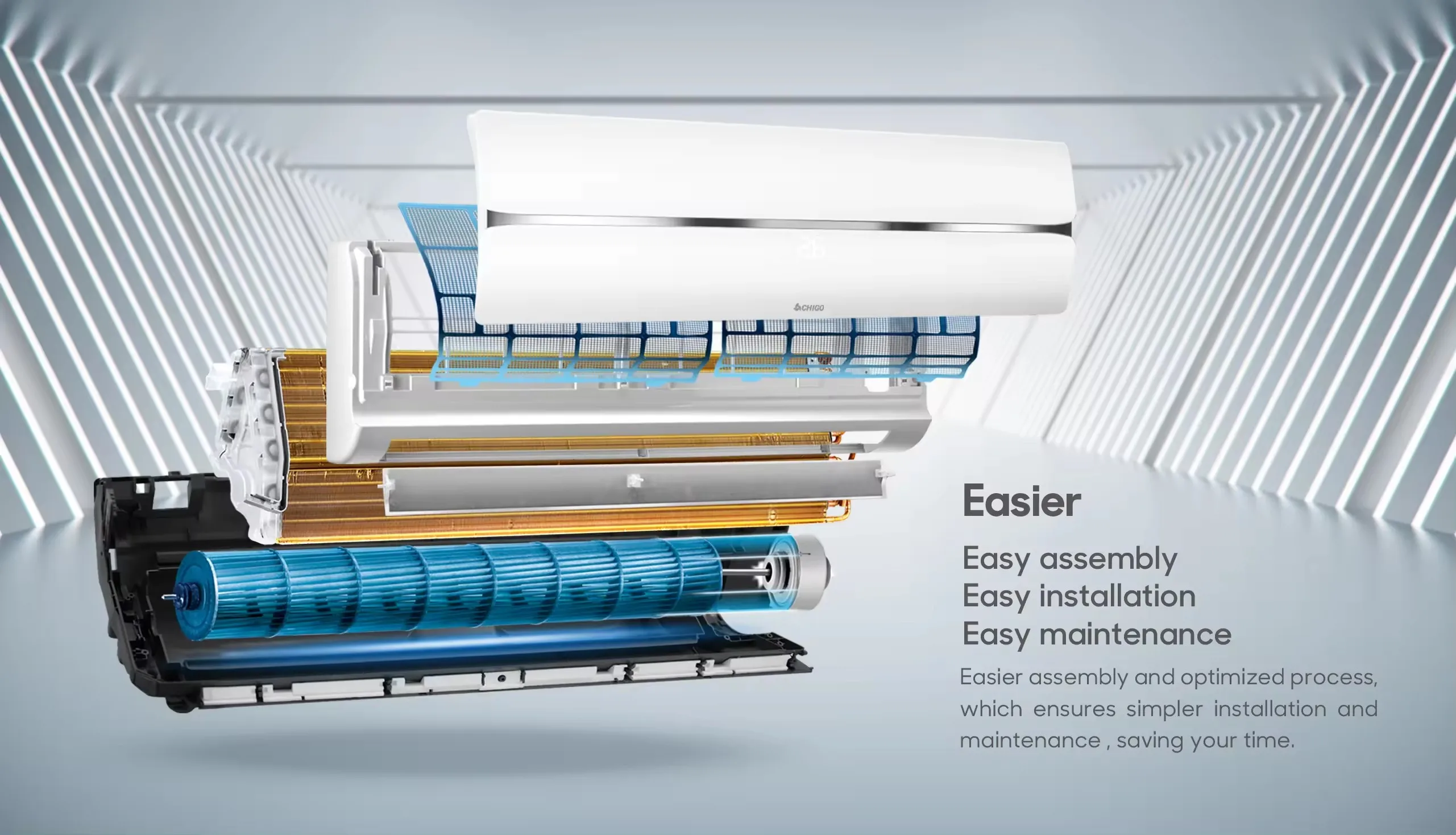 Manufacturer 12000 Btu 18000 Btu Heating Type Split Unit R410a Inverter Outdoor Unit Mini Split Air Conditioners