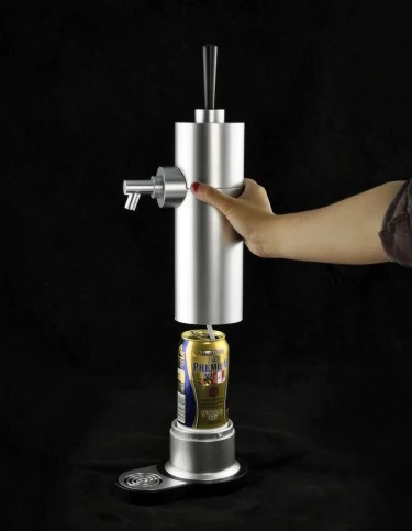 2pcs AA batteries Ultrasonic beer dispenser can beer foam maker