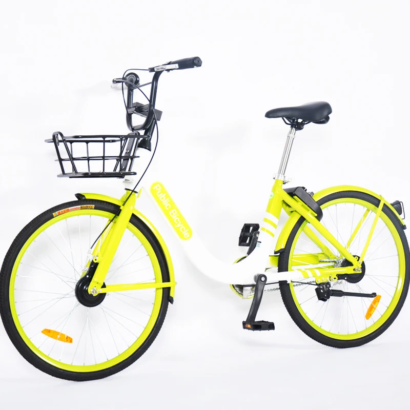 24&26Aluminum alloy high quality anti-theft rust stab-resistant tire smart lock OEM share bicycle public bike