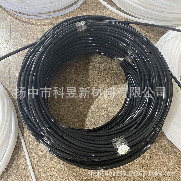 Teflon insulation hose milky white PTFEPTFEOil pipe four fluorine tube chemical conveying pipe
