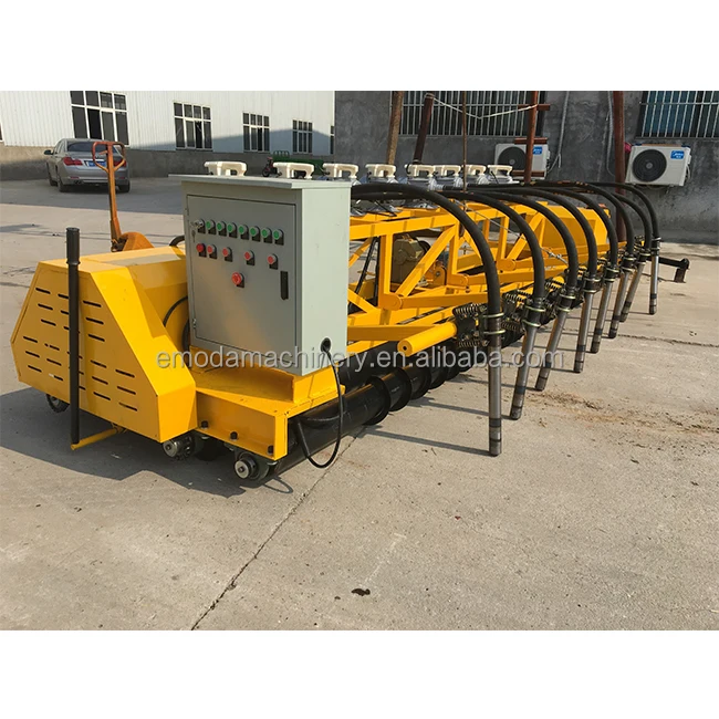 Road construction machine concrete truss screed concrete vibrating beam concrete leveling machine