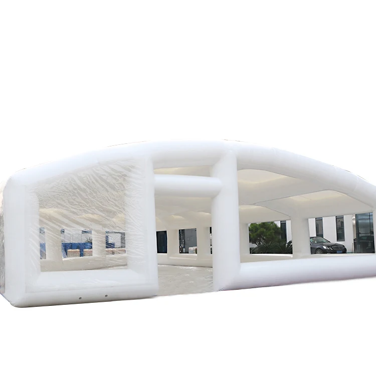 Giant Inflatable White Shelter Tents transparent window For Outdoor Events wedding party