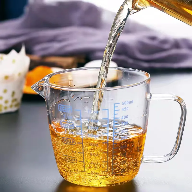 Стеклянные мерные чашки для выпечки 250 мл мерный кувшин из боросиликата приготовления молока