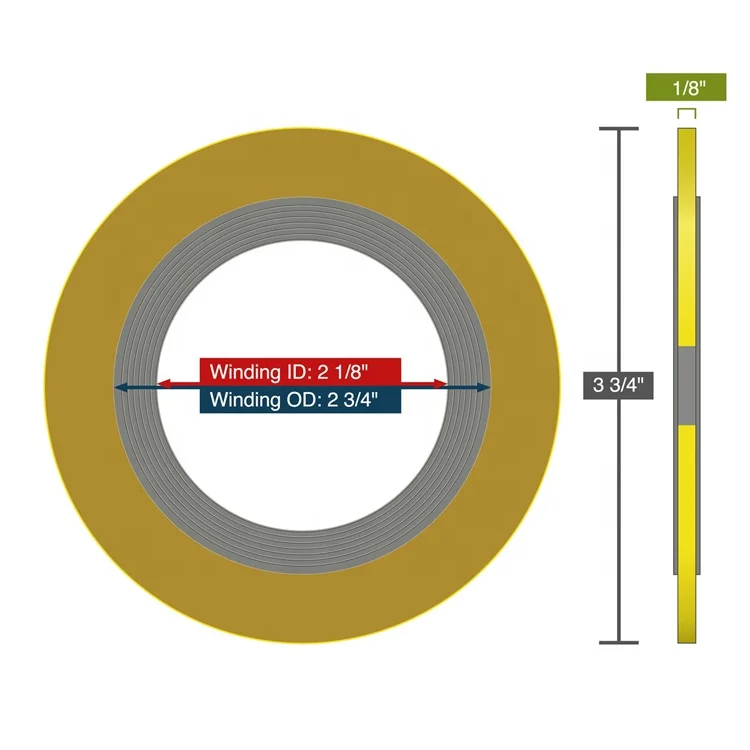 PTFE And Graphite Gasket Spiral Wound
